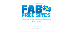 Desktop Screenshot of fabfreesites.com